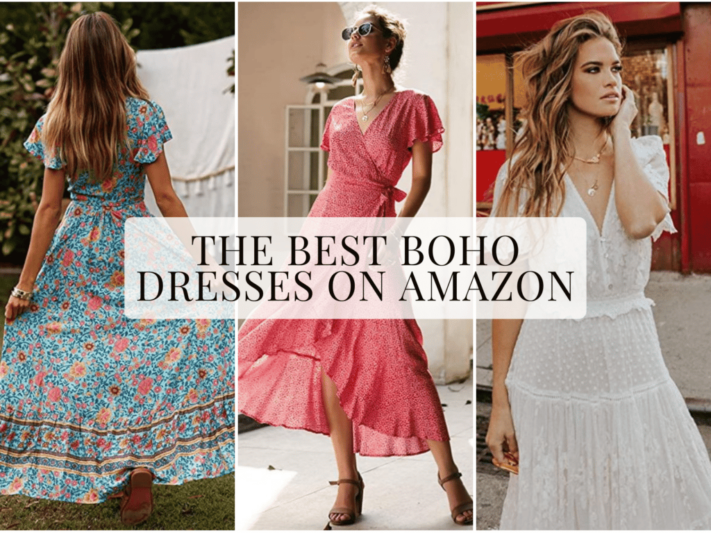 the best boho dresses on Amazon by Very Easy Makeup