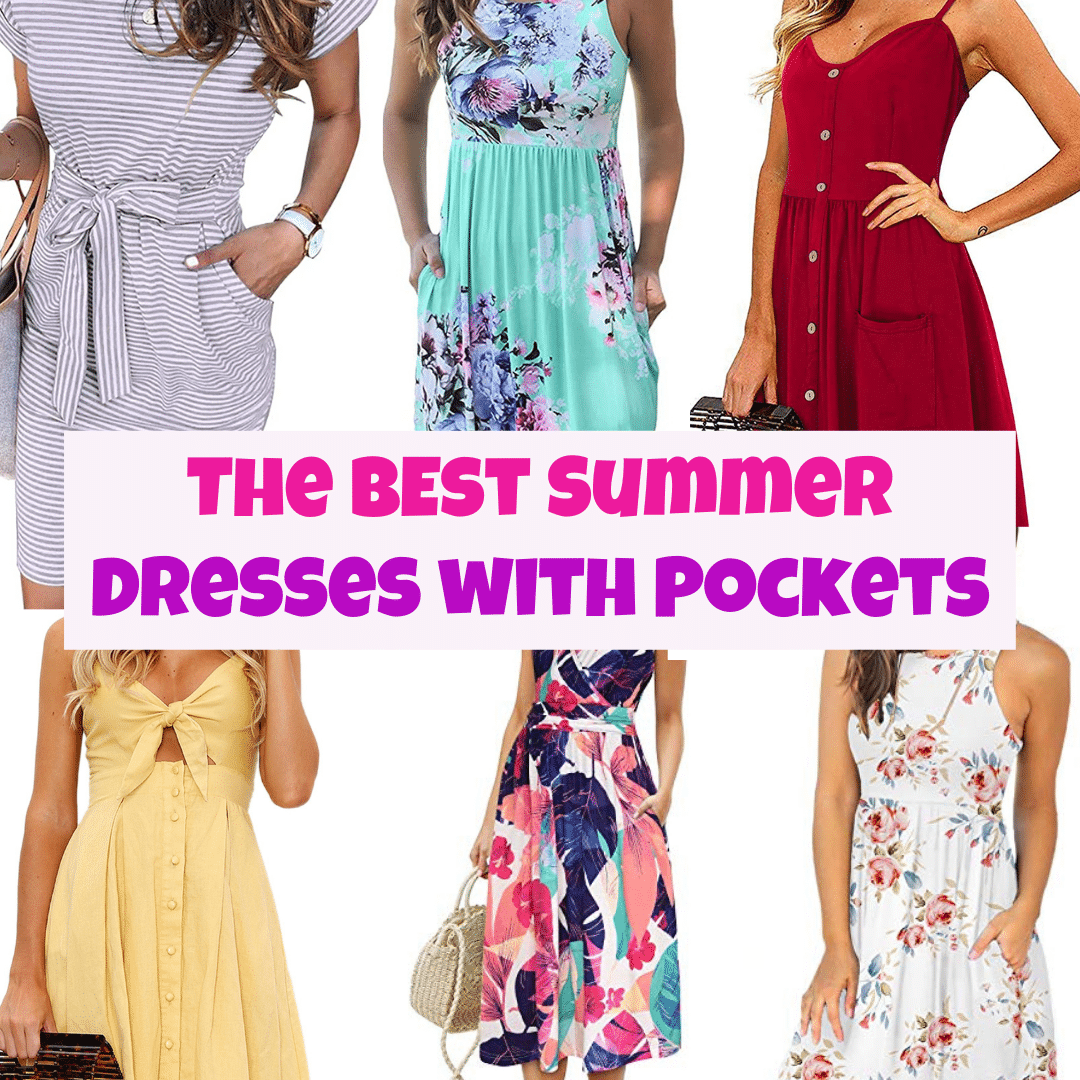cute, cheap summer dresses with pockets on Amazon