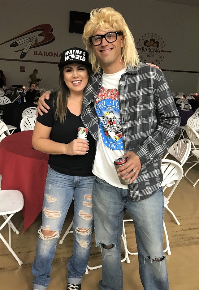 Wayne and Garth from Wayne's World Couples Halloween Costumes from Movie