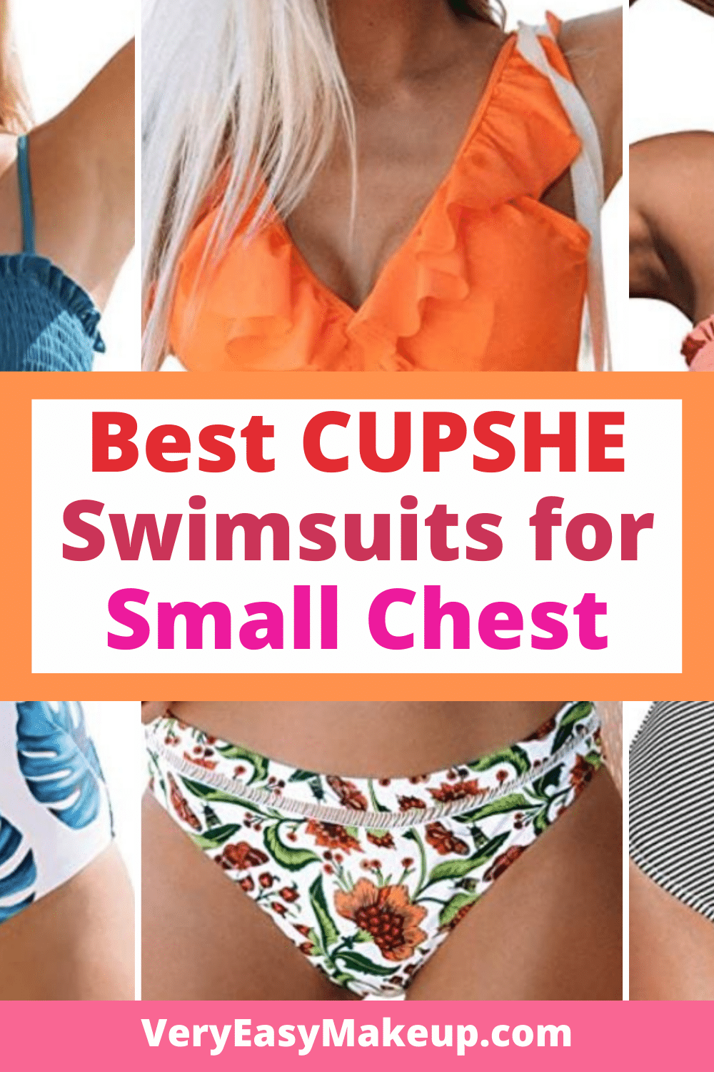 the best CUPSHE swimsuits for small chest by Very Easy Makeup
