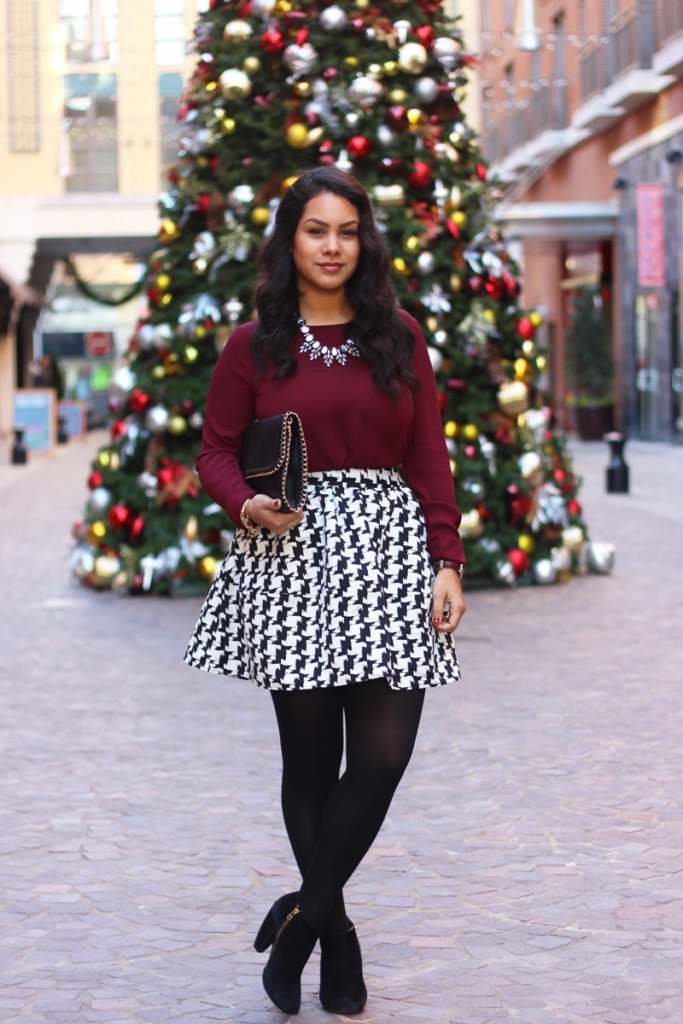 Christmas Outfit for Teenage Girl with Tights