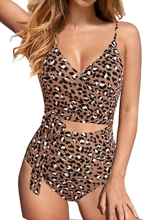 Aerie Leopard Print Swimsuit Dupe by Upopby