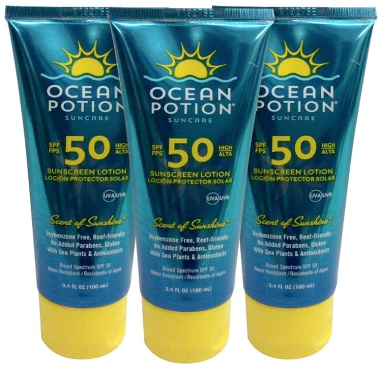 Ocean Potion SPF 50 Sunscreen that Smells Good