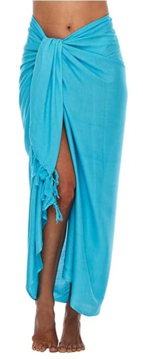 SHU-SHI Womens Beach Cover Up Sarong Swimsuit Cover-Up for plus size women