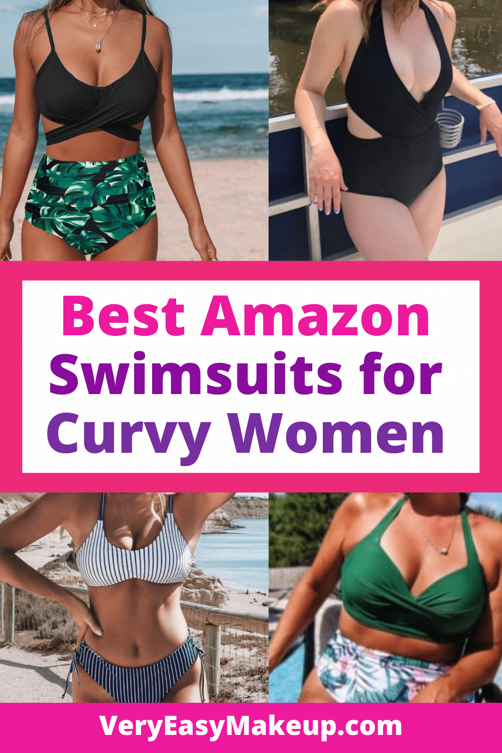 Best Amazon Swimsuits for Curvy Women Online by Very Easy Makeup