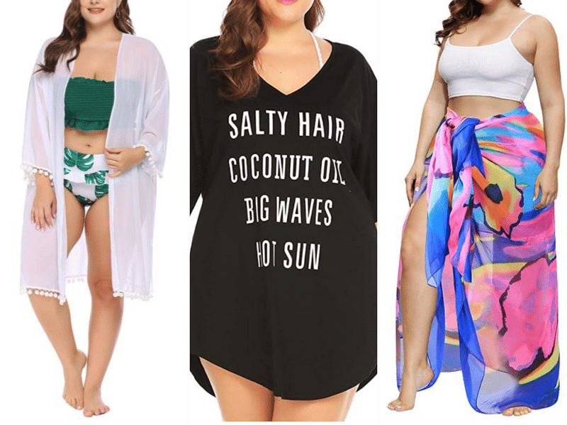 best plus size cover ups on Amazon