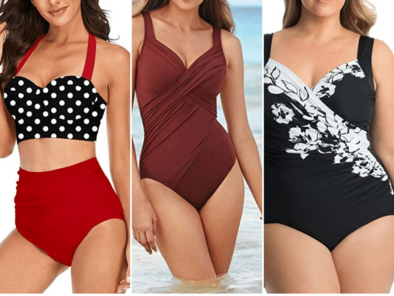 best swimsuits for big busts with underwire on Amazon