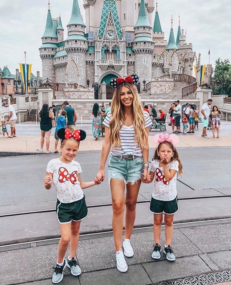 cute Disney outfit with jean shorts