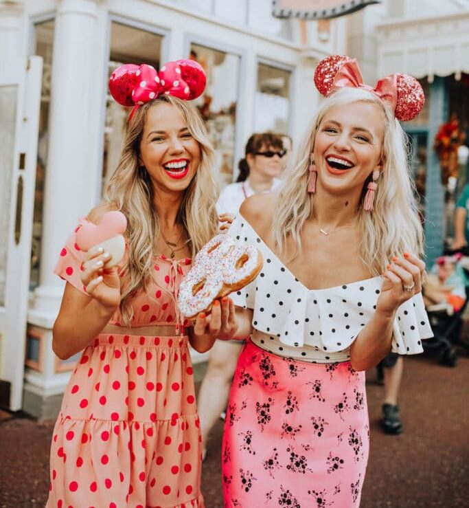 cute disney outfits for women with bright pink