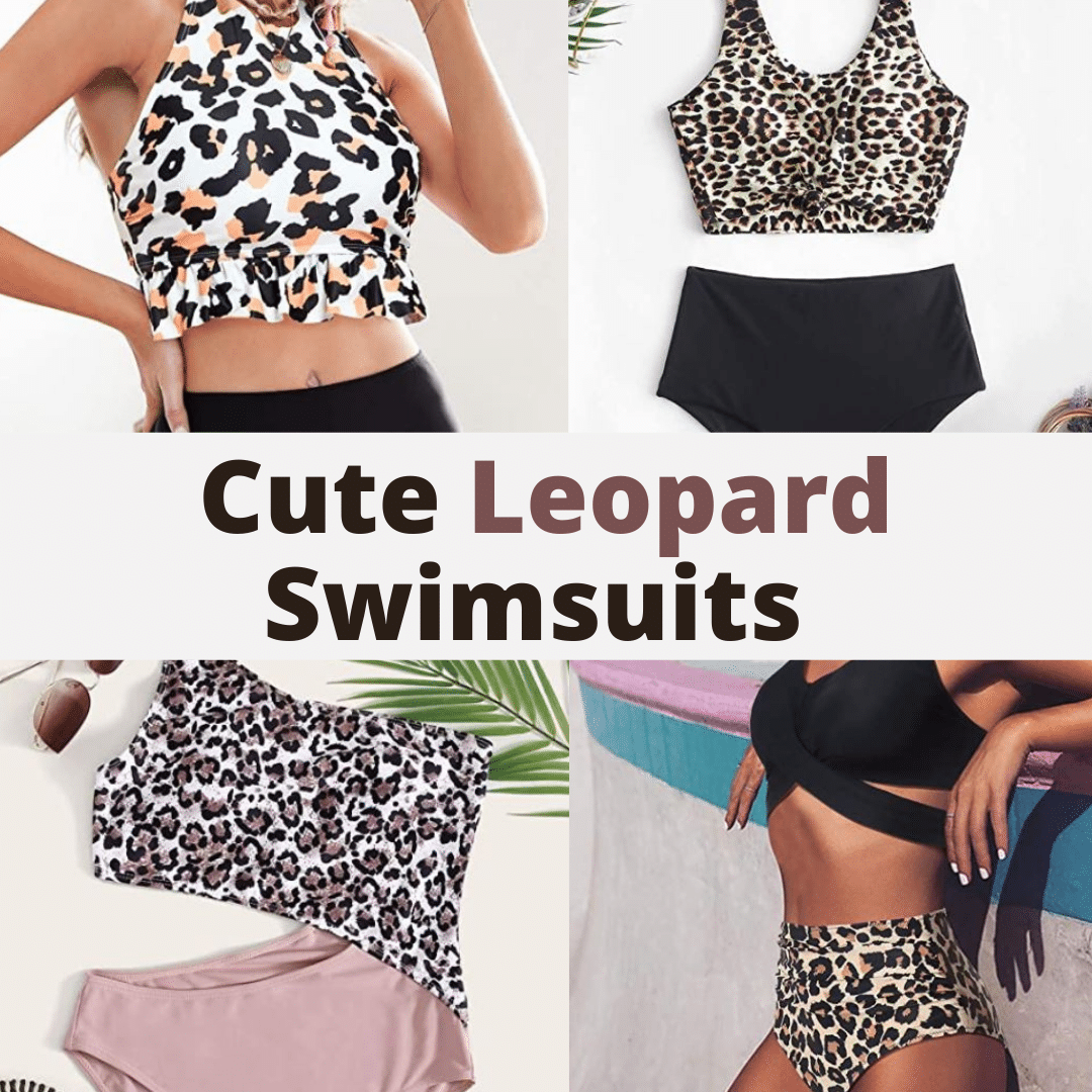 Cute Leopard Swimsuits on Amazon by Very Easy Makeup