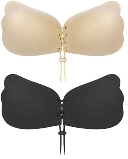 strapless push up bra for backless dresses by Unmooie on Amazon