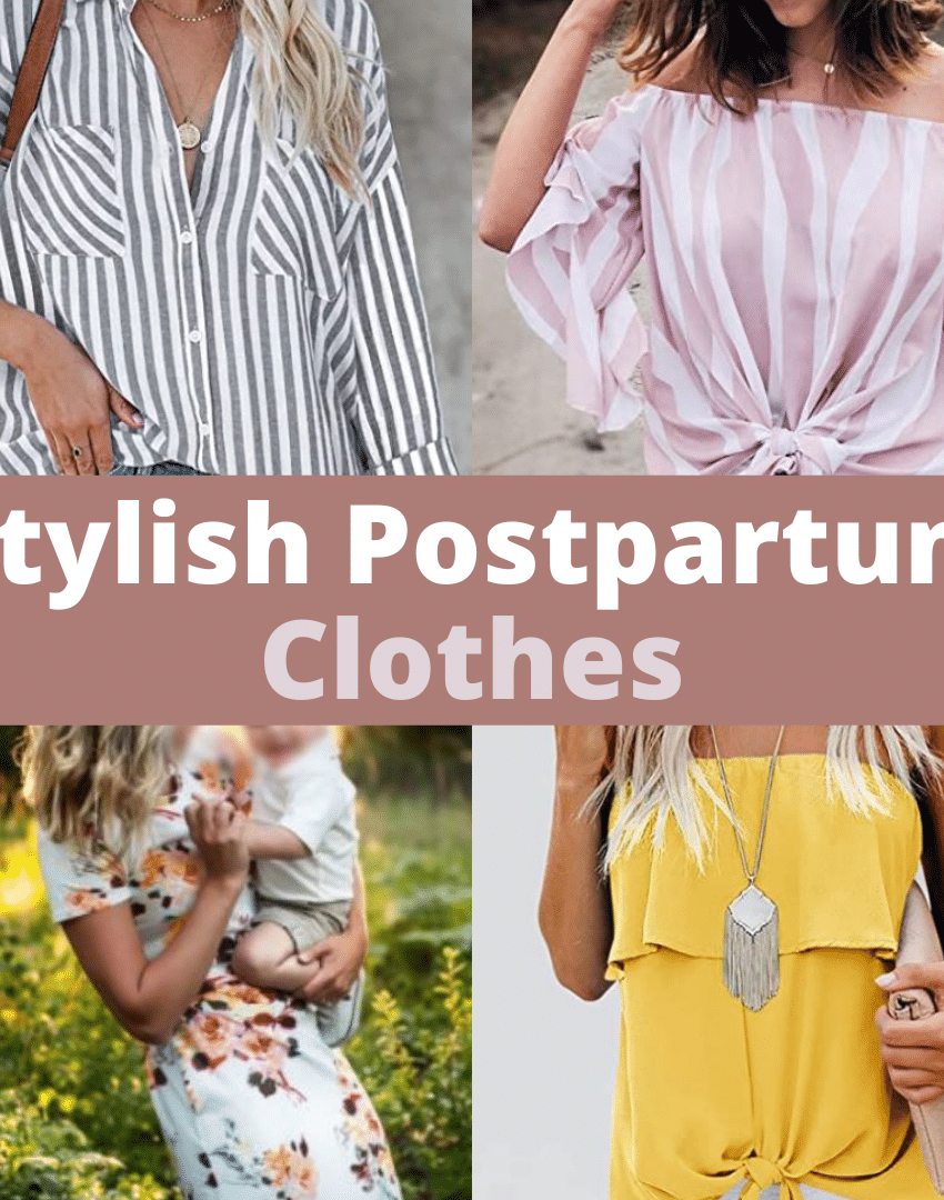 the best postpartum clothes and postpartum dresses on Amazon