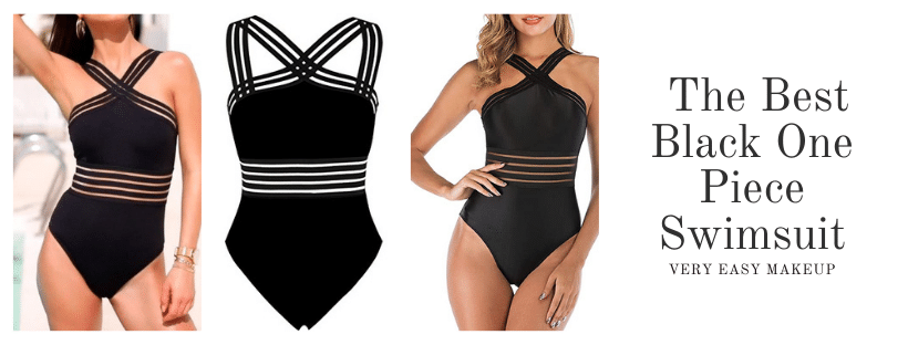 The Best Black One Piece Swimsuit by Very Easy Makeup