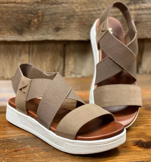 MIA cute Gizela sandals with cushioning and straps for sore heels