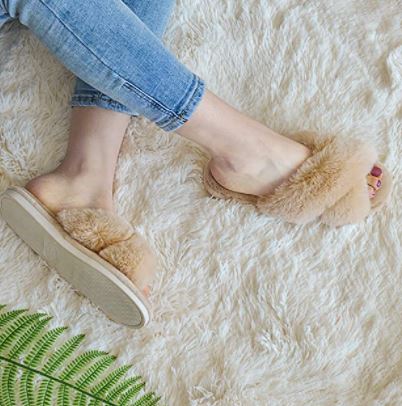 Parlovable cozy soft slippers on Amazon