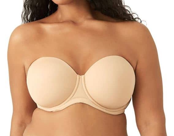 best strapless bra for large bust women by Wacoal
