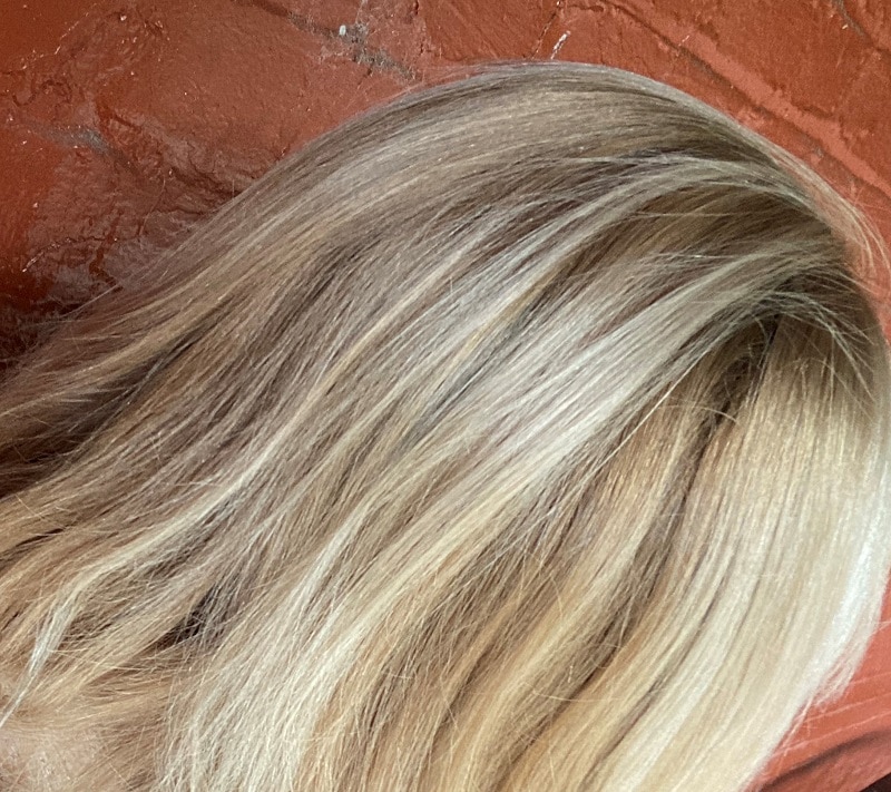 light blonde hair with Sun In
