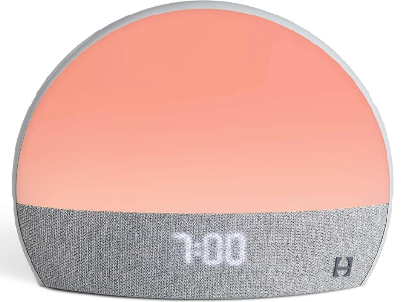 cute alarm clock with sunrise to wake up naturally