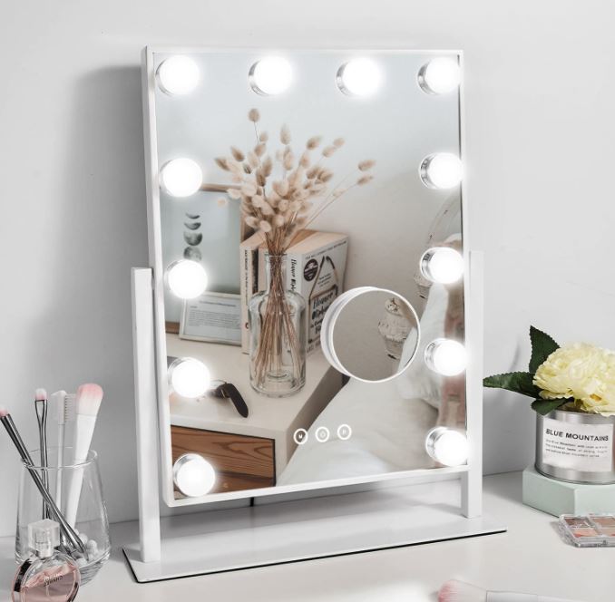 vanity mirror for college dorm room decor