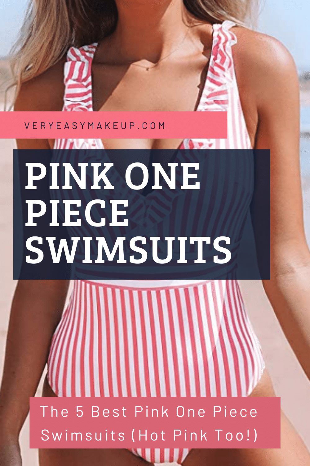 The 5 Best Pink One Piece Swimsuits by Very Easy Makeup