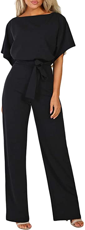 Black Jumpsuit Outfit for Fall Weddings