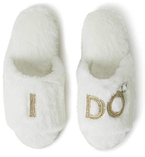 Bridal I Do Slippers for the bride