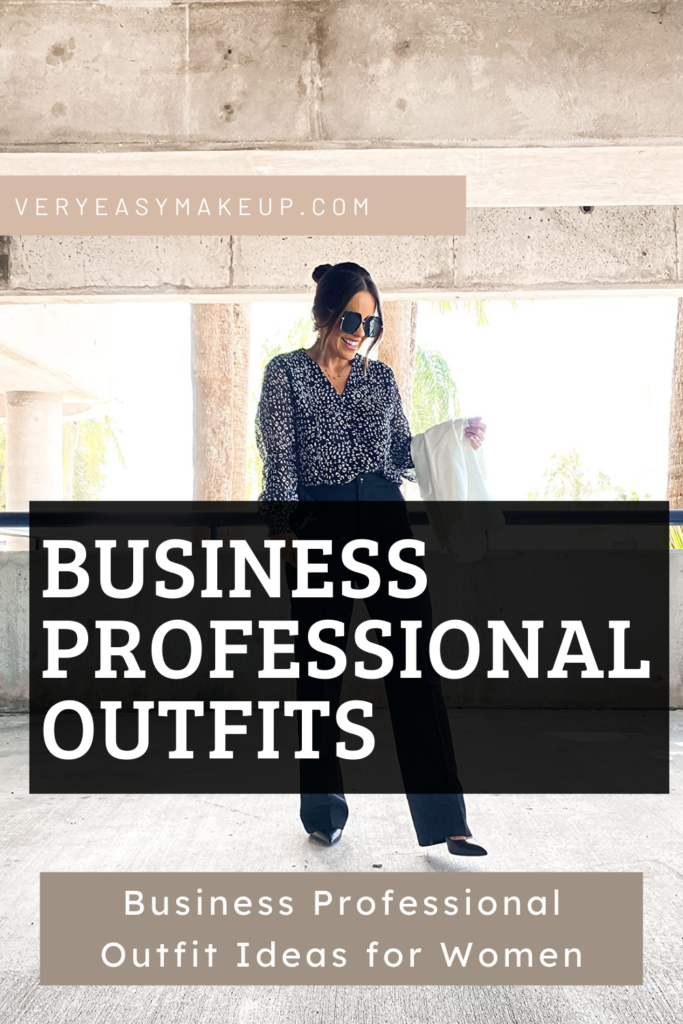 business professional outfit ideas for women by Very Easy Makeup