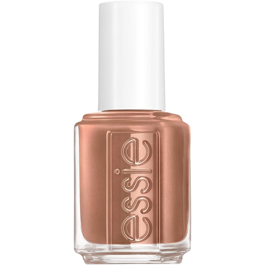 Essie Light as Linen rich brown nail polish for fair skin