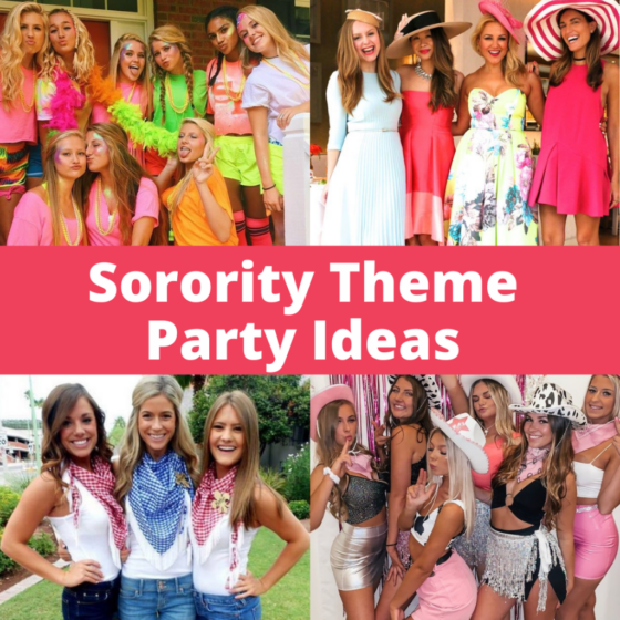 Find Awesome And Unforgettable Sorority Theme Party Ideas
