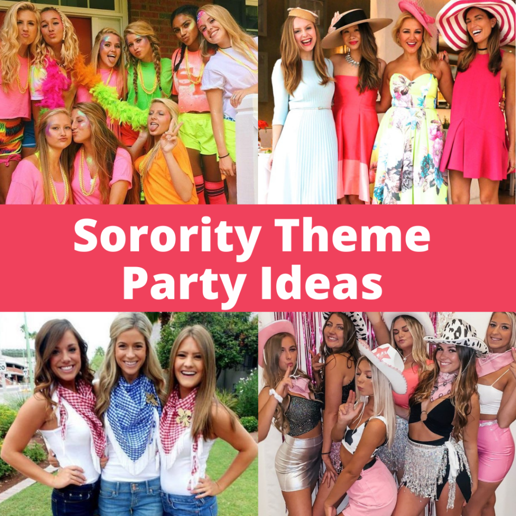sorority theme party ideas by Very Easy Makeup