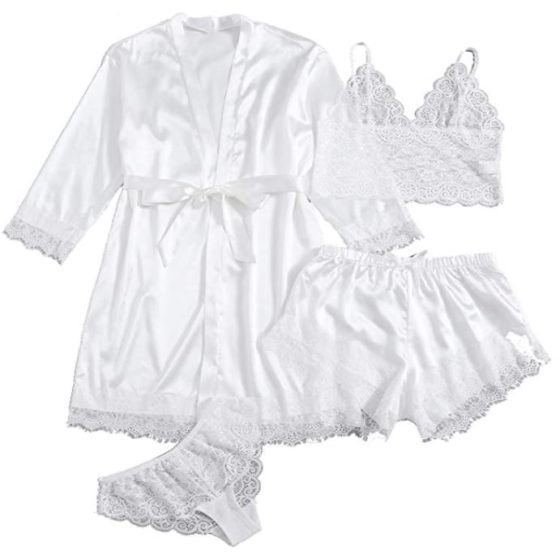 Bridal Bliss Top 15 White Bride Pajama Sets
