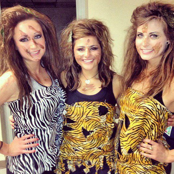 wild in the jungle fun college theme party idea by Very Easy Makeup