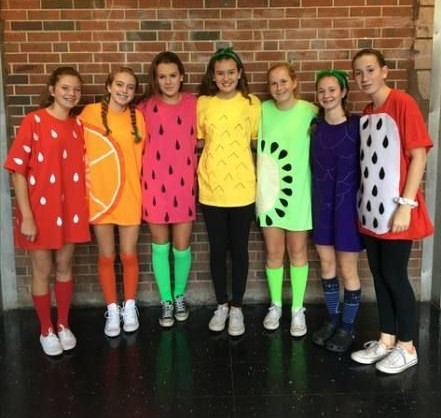 cute strawberry and pineapple Halloween costumes for teens