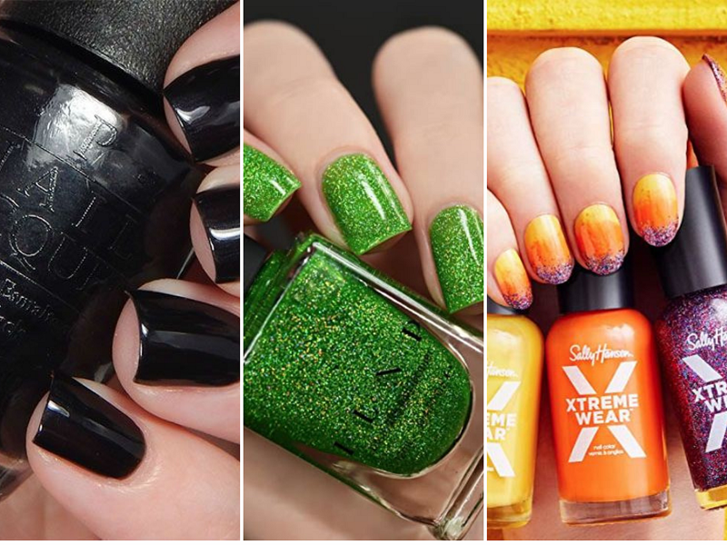 the best Halloween nail colors on Amazon by Very Easy Makeup