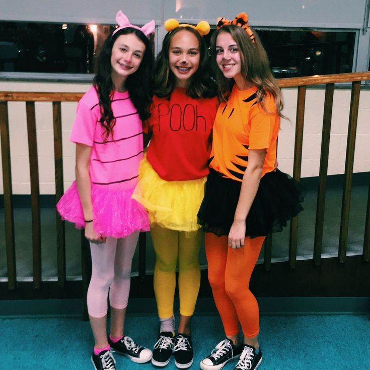 Winnie the Pooh and Tigger Halloween costumes for tweens and teens