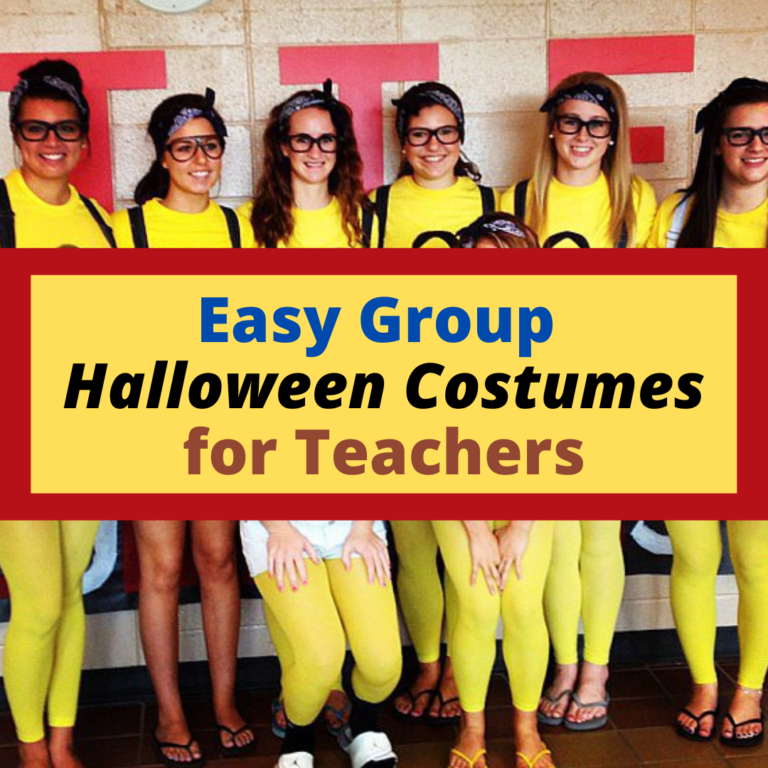 the best easy group Halloween costumes for teachers