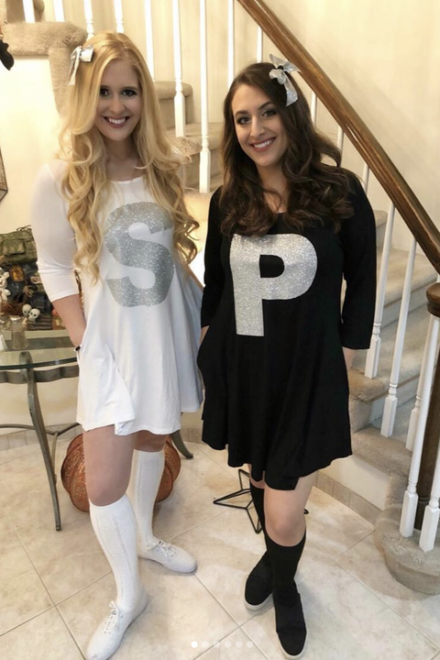 salt and pepper Halloween costumes for two teenage girl best friends