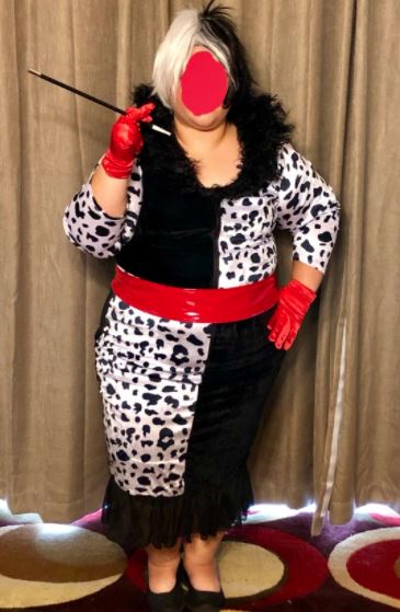 Disney Cruella De Ville plus size villain costume for women