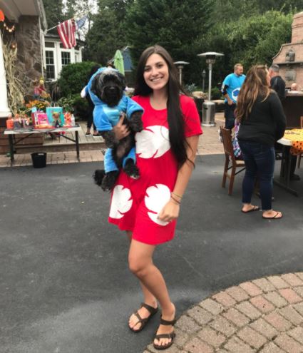 Disney Lilo and Stich matching Halloween costumes for owner and dog