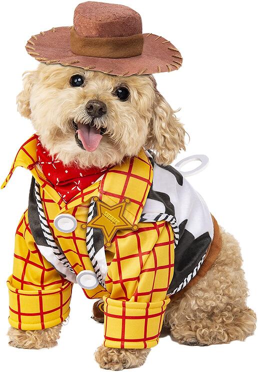 cute Disney Toy Story Woody Costume for dogs like Beagles