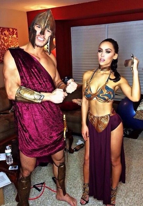 Sexy Gladiators Halloween Costumes for Couples