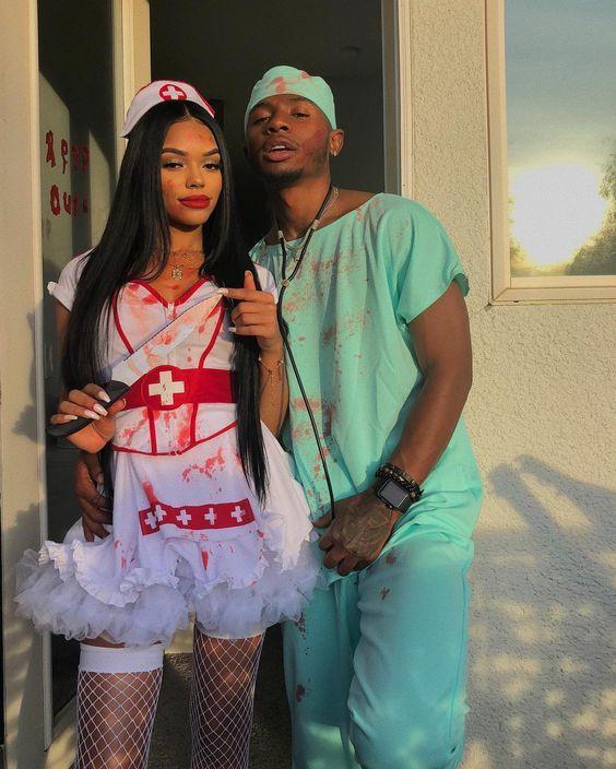 Sexy Halloween Costumes for Couples with Doctor and Nurse