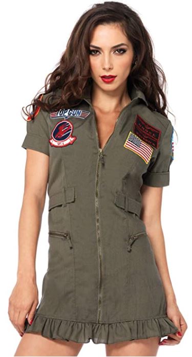 sexy Top Gun Halloween costume for women