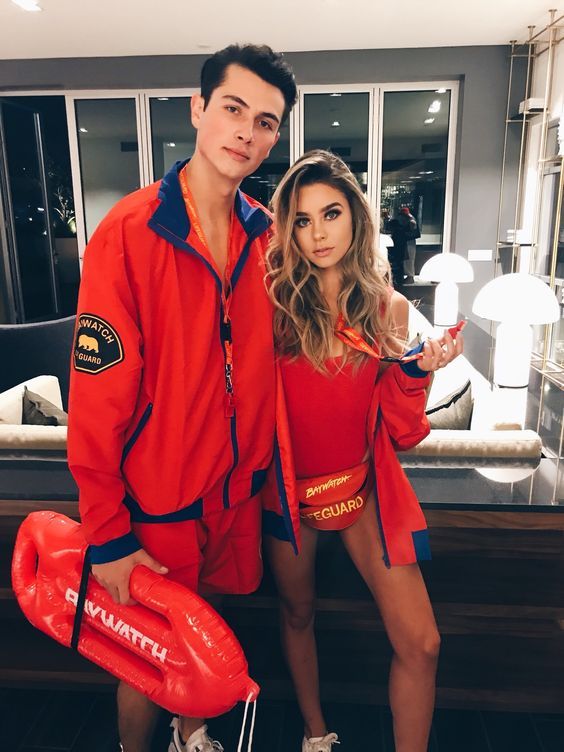 Sexy Couples Halloween Costumes Lifeguards