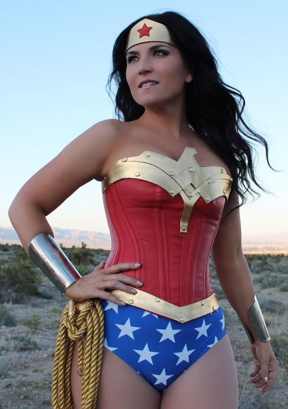 sexy Wonder Woman costume with booty shorts