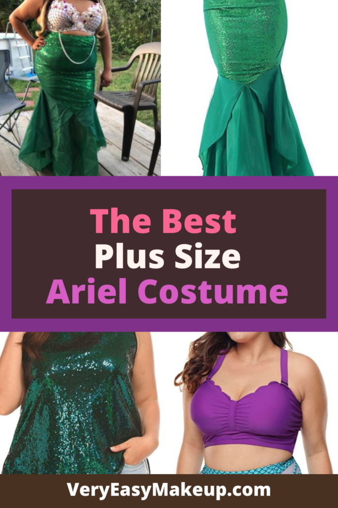 The Best Plus Size Disney Ariel Costume for Women by Very Easy Makeup