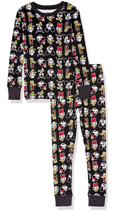 Disney Mickey Mouse and Friends Christmas Pajamas with Daisy, Mickey, and Donald Duck