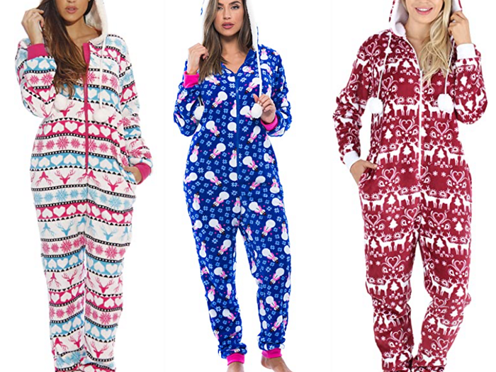 the best Christmas onesies for women on Amazon from Very Easy Makeup