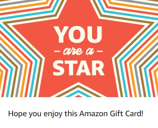 Amazon e-gift card for teachers