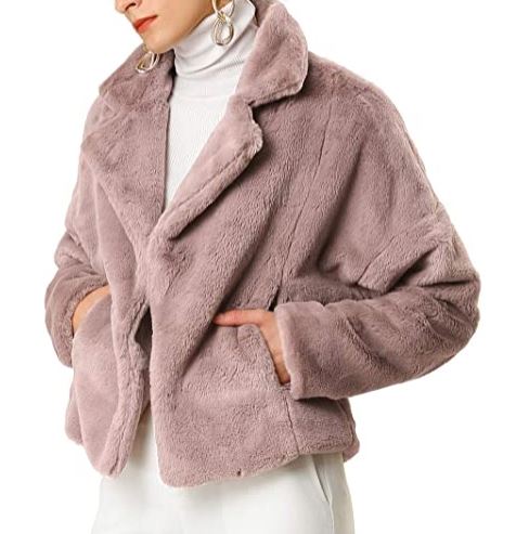 best faux fur jacket on Amazon for wedding guests